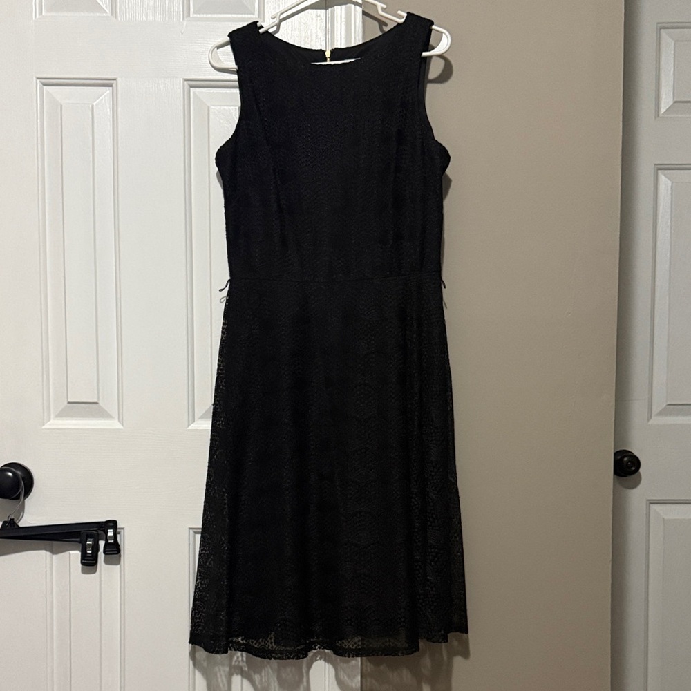 Danny & Nicole Elegant Black Midi Dress